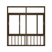 Molduras de janela silenciosas de perfil de alumínio